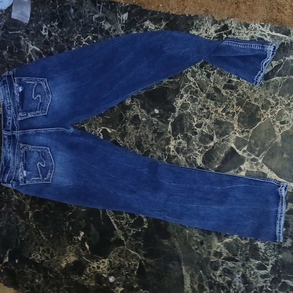 Silver ELYSE STRAIGHT JEANS